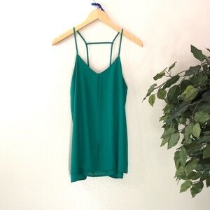 Forever 21 Green Layered Tank Top
